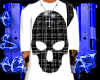 Plaid Skull T