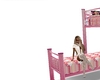 pink bunk bed