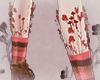 Flowery Stripey Socks 3