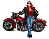Woman & Her Motorcycle