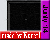 !K! Blk Square RUG