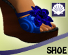 ^Flair Blue Flower Shoes