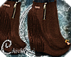 !C!{fRINGED}BrownBOOTIEs