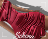 ṩSatin Dress Red L