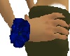 Blue Wrist Corsage