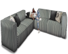 sectional couch w/ pose