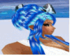 blue glanz hair