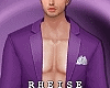 Purple Suit Open