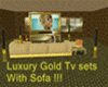 Gold TV Set Wit 23 pose