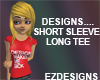 Design Fem SS Long Tee