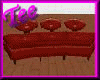 Red Retro Sofa