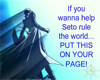 Help Seto Rule the World