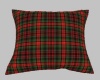 Rd/Grn Plaid Pillow