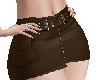 A~ Brown Mini Skirt