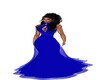 blue elegant Gown