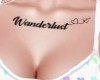 wanderlust chest tattoo