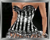 Cabaret corset dress b/w