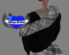 Plaid jacket wt/bk