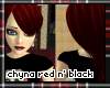 chyna black n' red hair