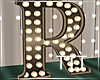 T. Marquee Letter R Gold