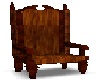 Solid Wood Throne