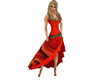 gypsy dress red