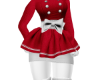Winter Red Coat Dress