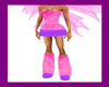 Rave Outfit - pink/lila