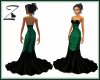 Z Emerald Velvet Gown