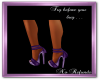 Purple Fun Heels