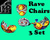 3 Set Rave table n chair