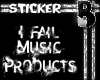 I fail music products W