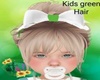Kids green hair