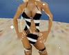 !S!Leather Bustier~Zebra