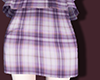 Purple plaid skirt