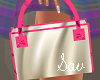 White/Pink Handbag