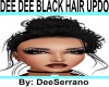 DEE DEE BLACK HAIR UPDO