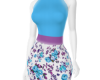 Blue Purple Dress