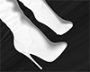 Velvet White Boots