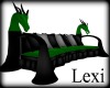 green/blackDragon Sofa