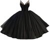 S|BLACK FLUFFY GOWN