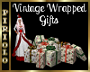 Vintage Wrapped Gifts