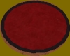 Red Round Mat