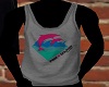 Pink Dolphin Gray Tank