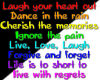 Live Love Laugh rainbow