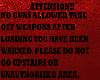 {B} Gun Warning