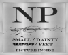NP|small feet w pedicur|