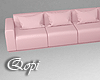 Pink L Corner Couch