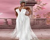 Lace Evening Gown White