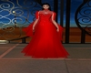 red gown w/ shaw